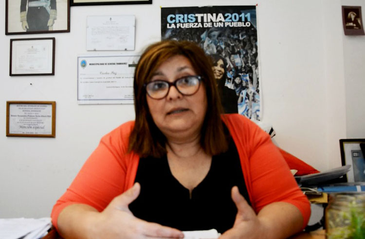(Concejal del Frente para la Victoria, Claudia Guerra)