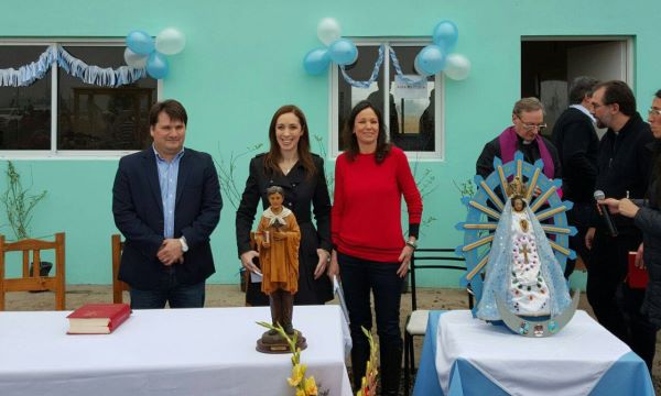 (Darío Kubar, María Eugenia Vidal y Carolina Stanley)