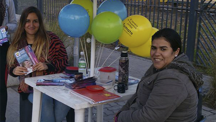 (Florencia Ruiz, y Mariana Llorente)