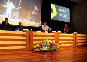 Cierre de la 3ª Conferencia Internacional del Sector Lácteo en el CET de ATILRA, en la Ciudad de Sunchales