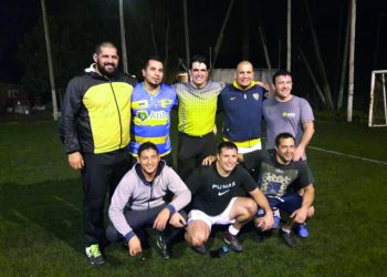 Los Delegados de la Comisión Interna de Logística La Serenísima: Matías, Claudio, Juan, Leandro, Mario, Cristian, Miguel, y Nicolás