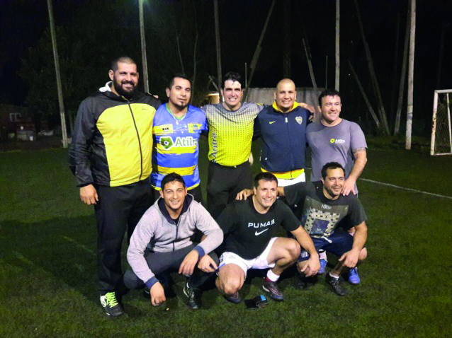 Los Delegados de la Comisión Interna de Logística La Serenísima: Matías, Claudio, Juan, Leandro, Mario, Cristian, Miguel, y Nicolás