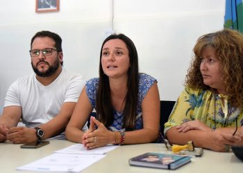 Sebastián Cohelo, Mariana Balbi y Claudia Guerra