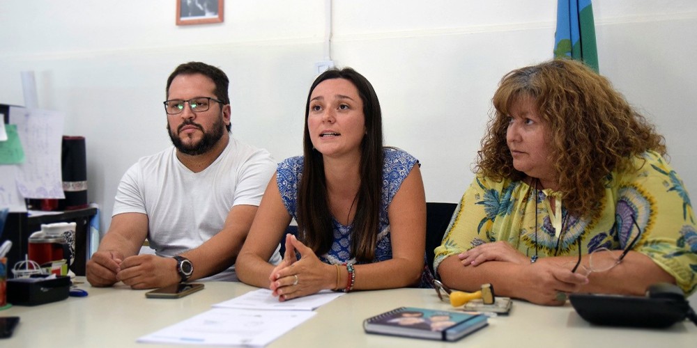 Sebastián Cohelo, Mariana Balbi y Claudia Guerra