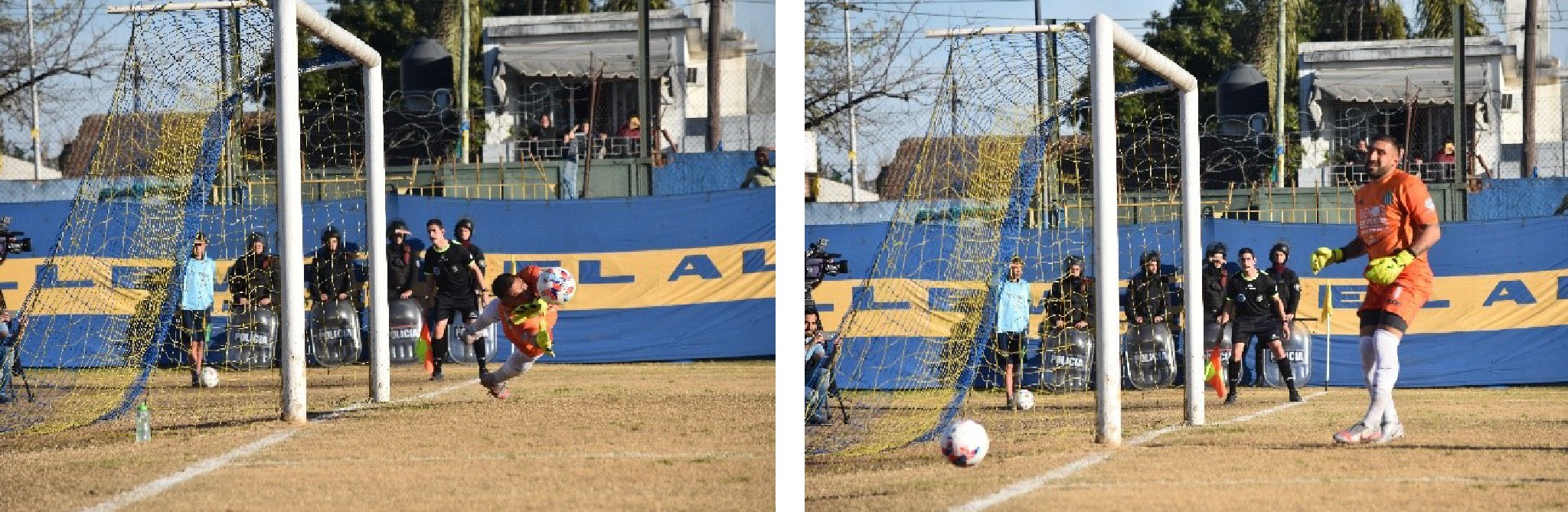 Penal atajado por Hugo Acevedo a Lucas Buono