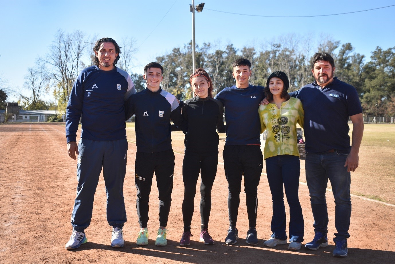 Juan Ávila, Malena Bustamante, Ignacio Cabrera, Lucas Mullen, Abril Molina y Pablo Bustamante