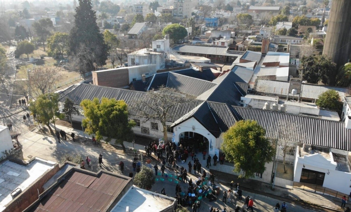 Vista aérea del Centro de Atención Primaria de Salud N° 16