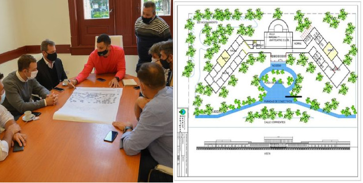 (planos del edificio para la Universidad Nacional de General Rodríguez)