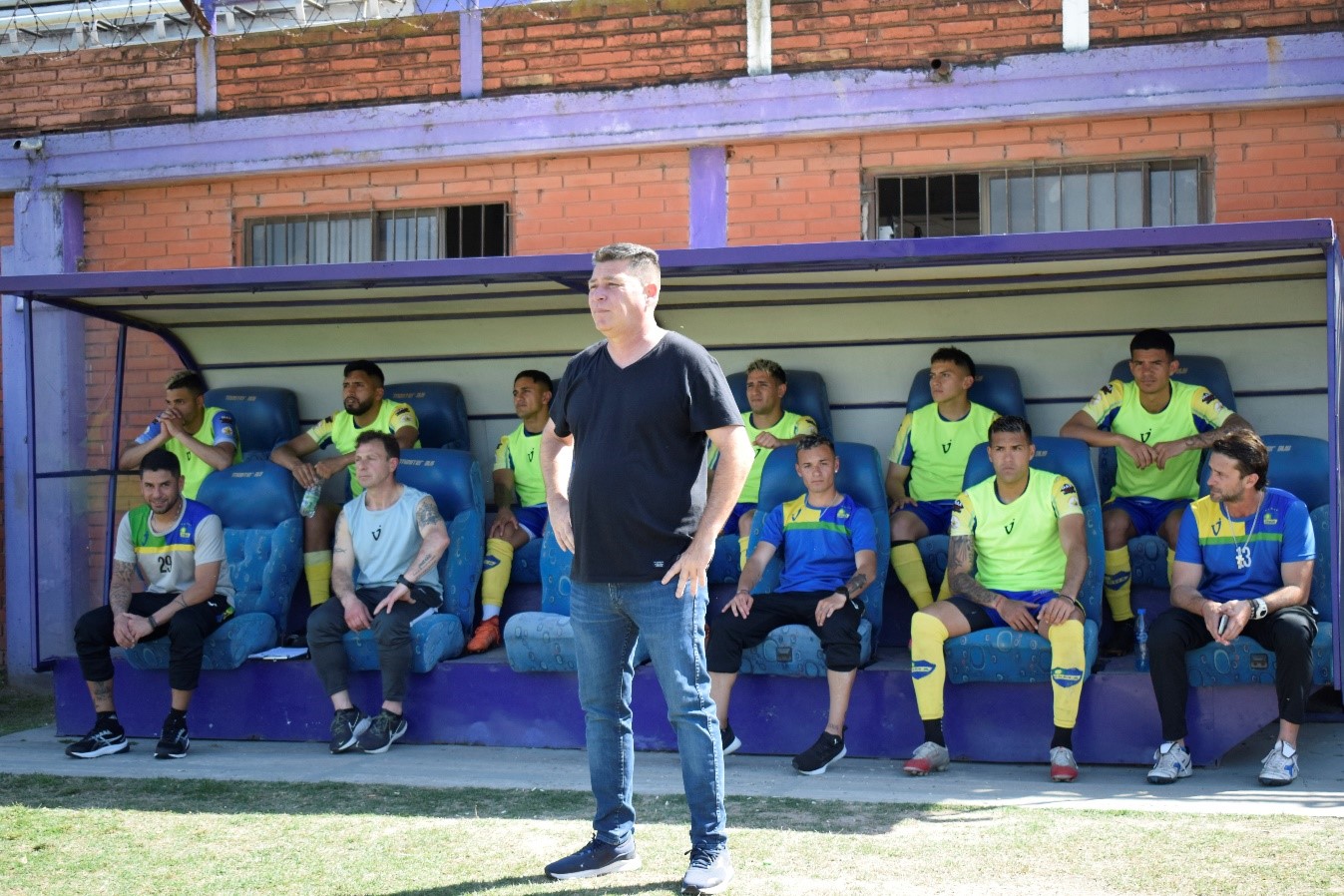  (Néstor Retamar en Villa Dalmine ante el Club Luján | Foto: Matías Ballesteros)